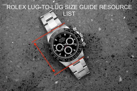 lug to lug rolex|rolex lug size chart.